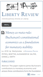 Mobile Screenshot of liberty-review.org